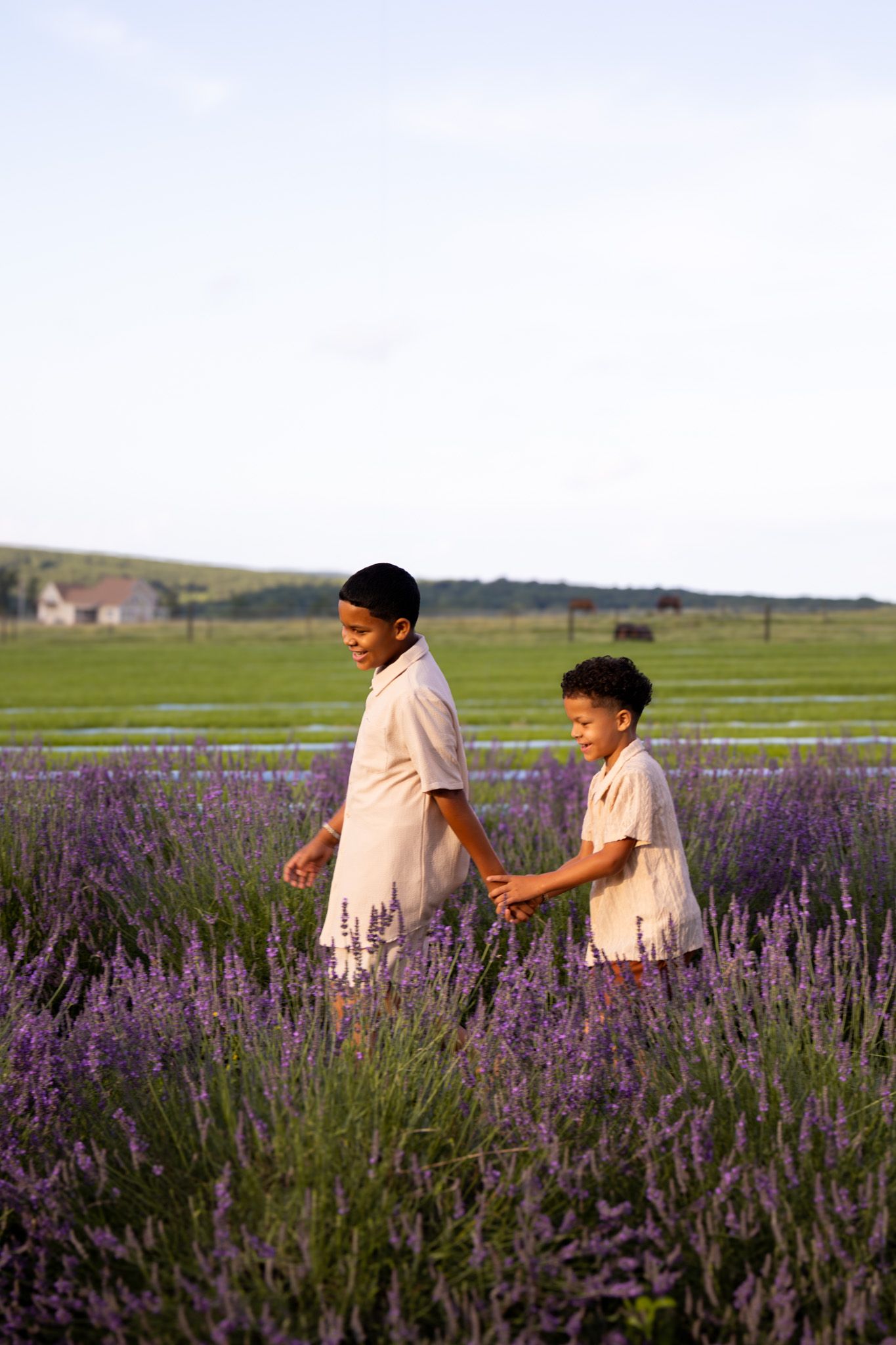 boys walking hand in hand