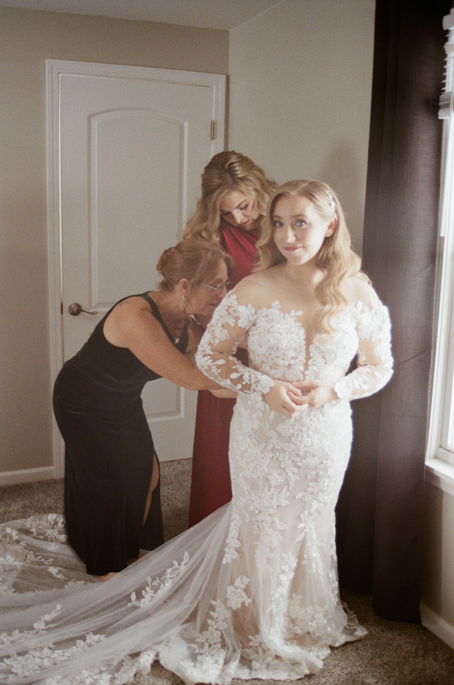 35mm Film Winter Wedding by Megan Bucci Photography