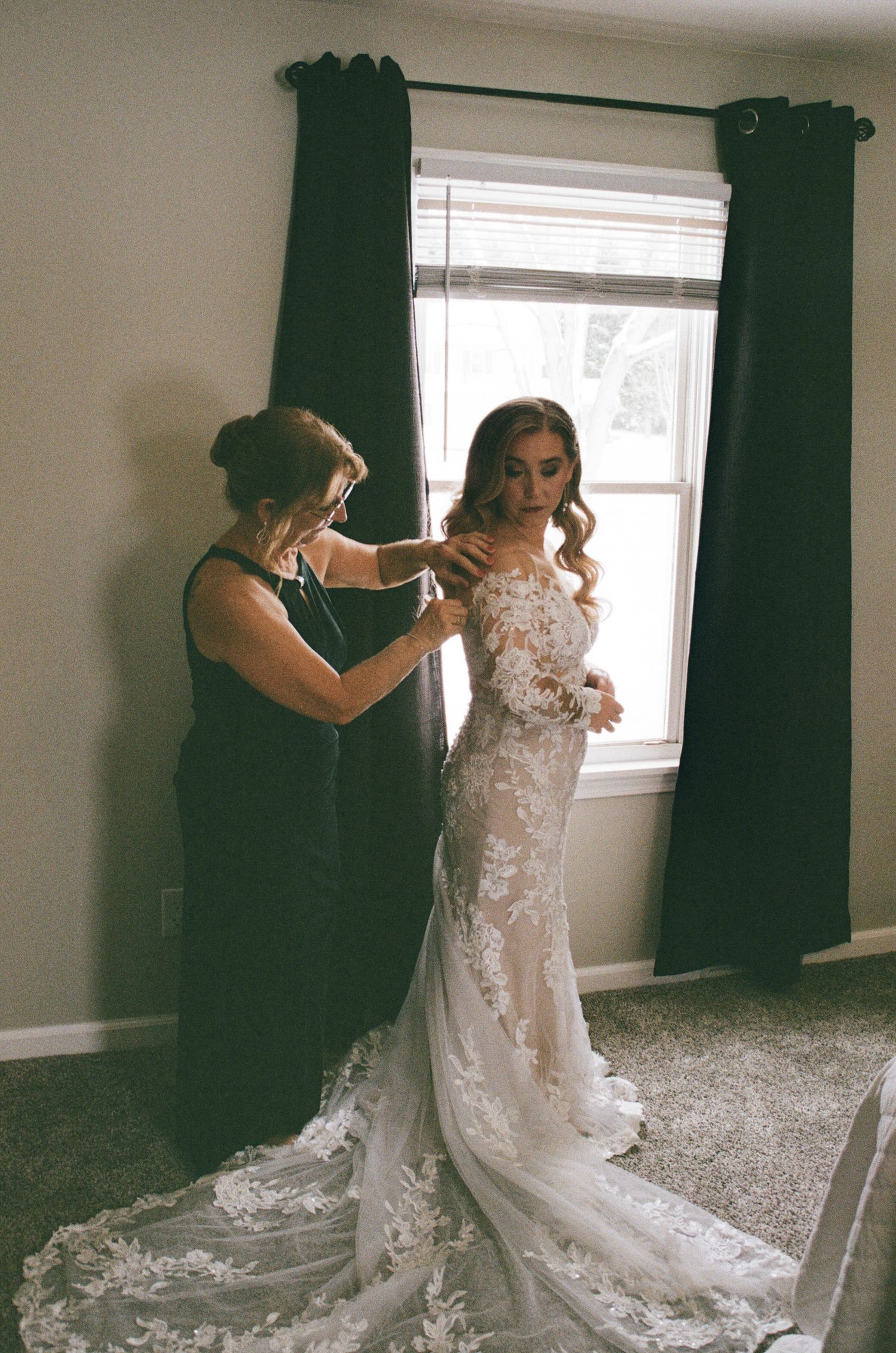 35mm Film Winter Wedding by Megan Bucci Photography