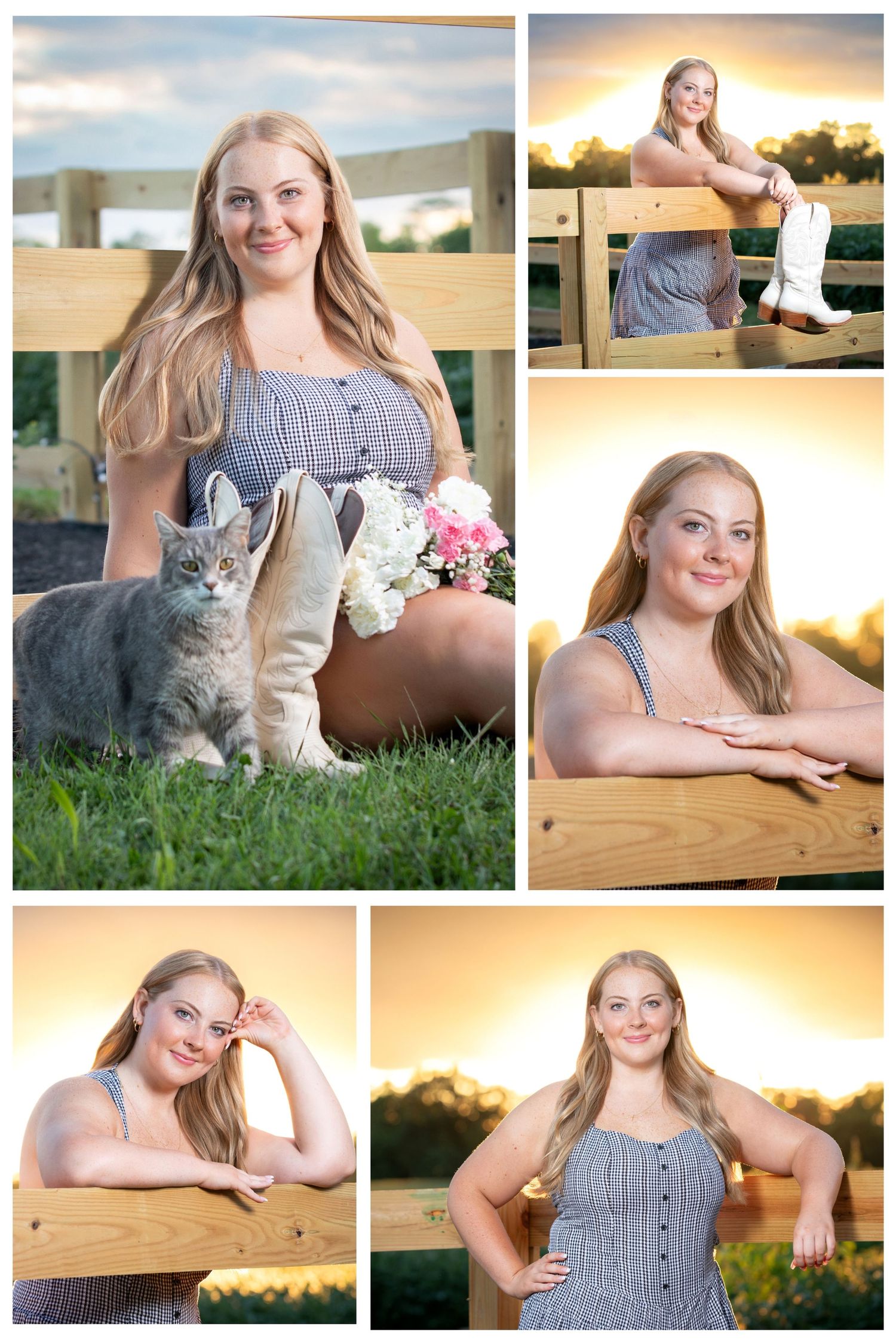 Olentangy senior pictures in a field.  Flower field senior pictures.  Mitchells Blooms & Berries senior pictures. Boho senior pictures.