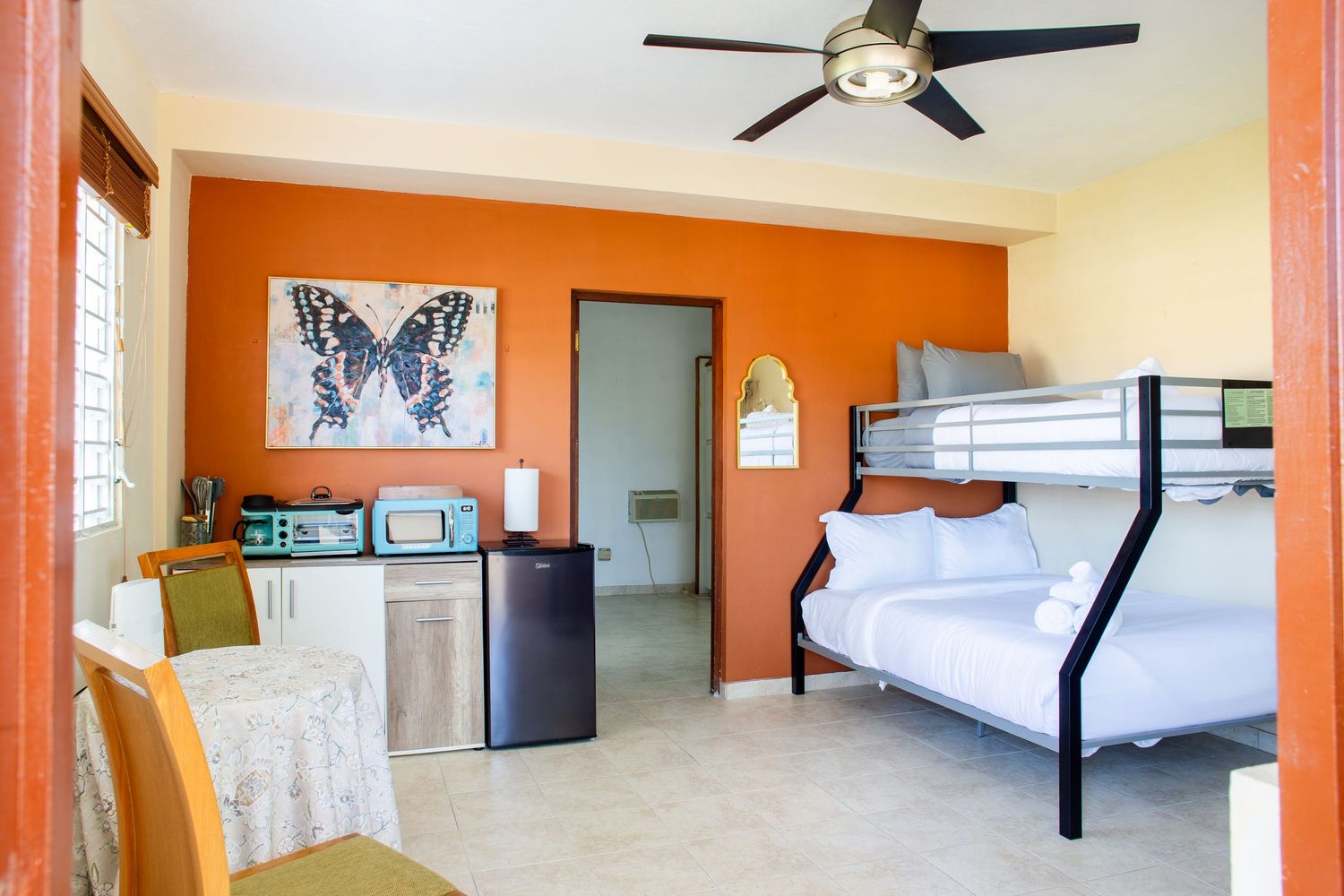 Real estate photo for a short-term rental in Aguas Buenas, Puerto Rico. Bedroom.