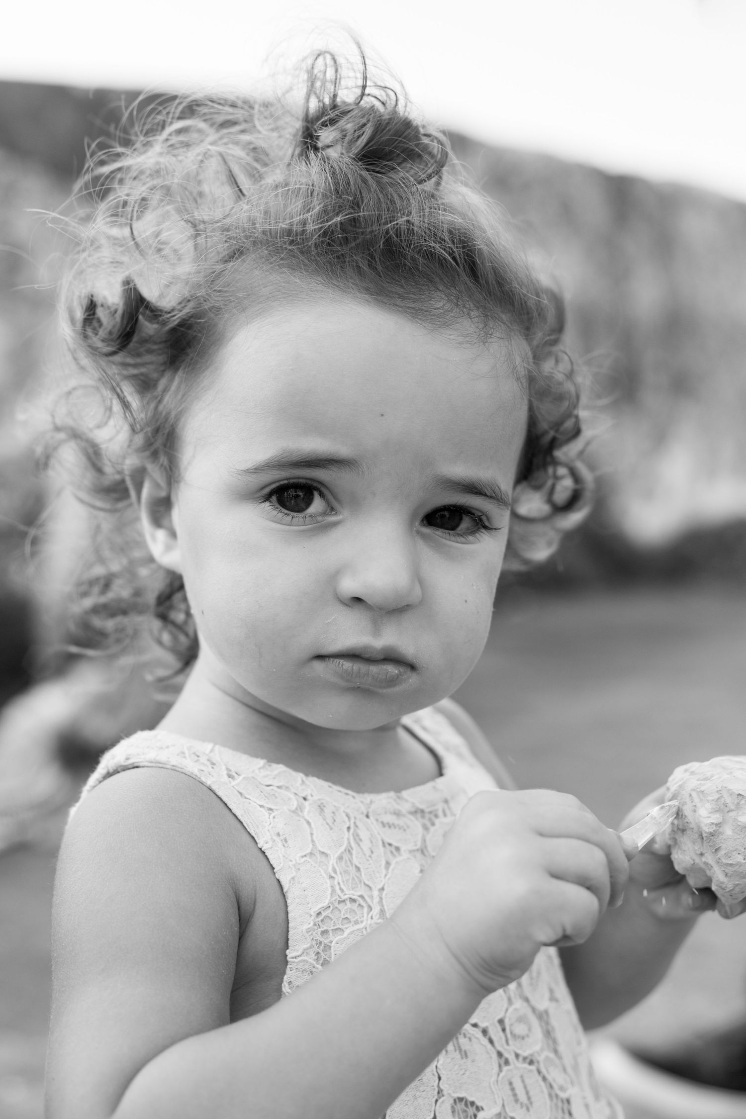 Surprise wedding. Portrait of a girl. El Morro. Old San Juan, Puerto Rico.