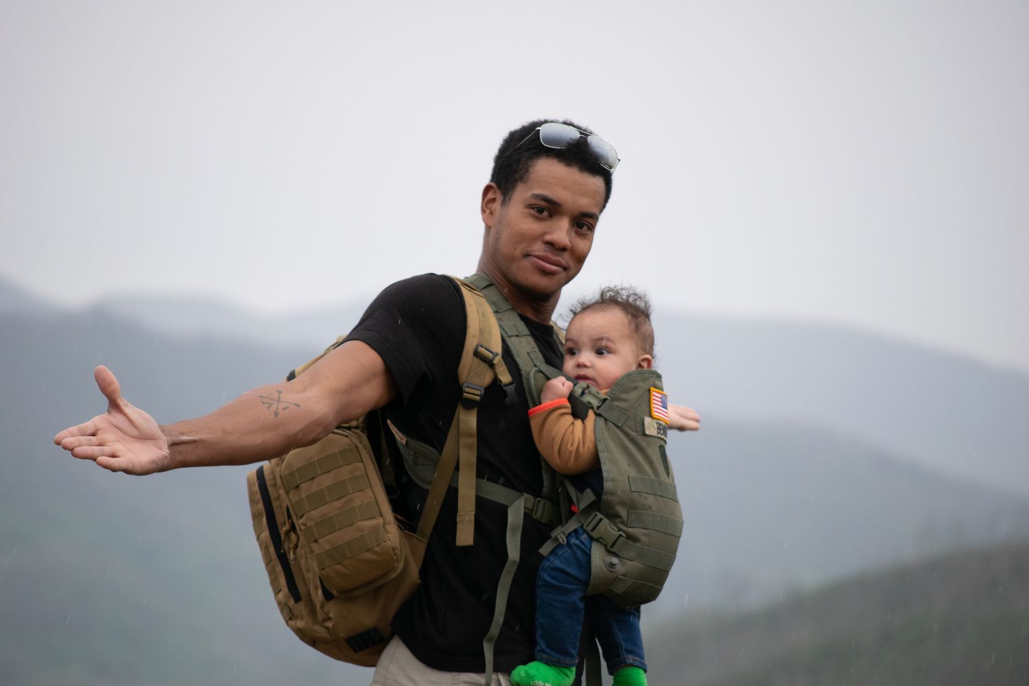 father son family portraits children kids mountains baby park gatlinburg tennessee tn photography photographer el paso texas tx