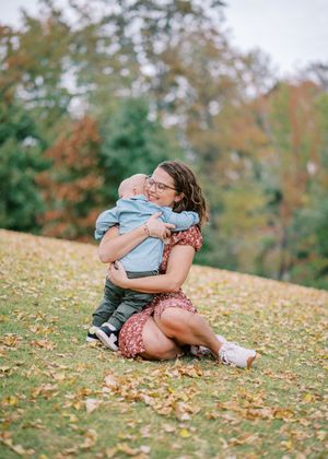 Birmingham, Alabama portrait and family photographer Emily Cone Photography. Film and digital photography. Fall mini session. Southeast