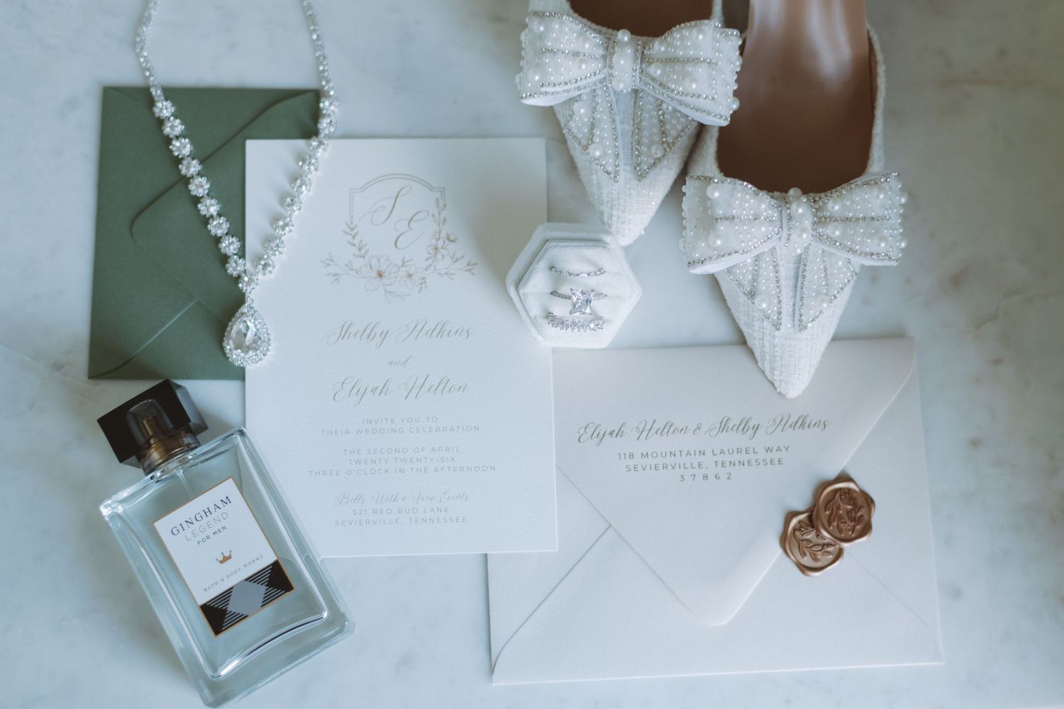 Wedding details at their finest in Knoxville TN