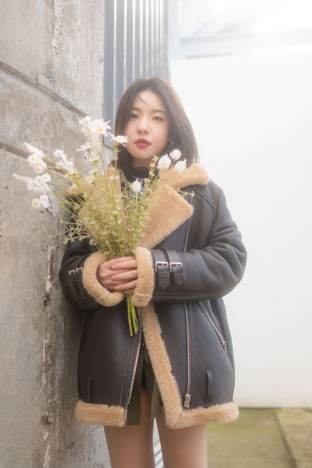 Stylish outdoor personal birthday portrait captured at Silo Park, Auckland by a professional portrait photographer.