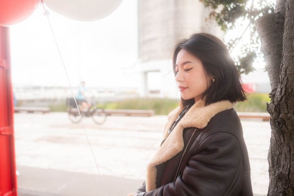 Stylish outdoor personal birthday portrait captured at Silo Park, Auckland by a professional portrait photographer.