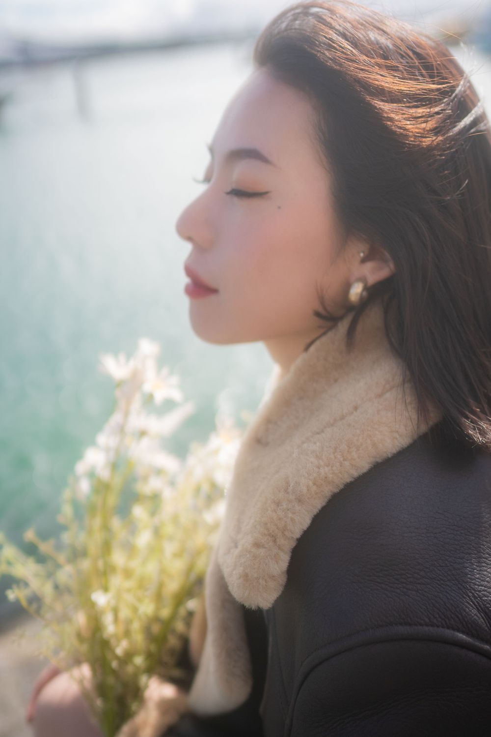 Stylish outdoor personal birthday portrait captured at Silo Park, Auckland by a professional portrait photographer.