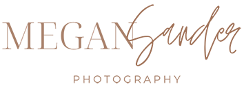 Elegant photography business logo design in dusty rose color featuring handwritten signature style text.