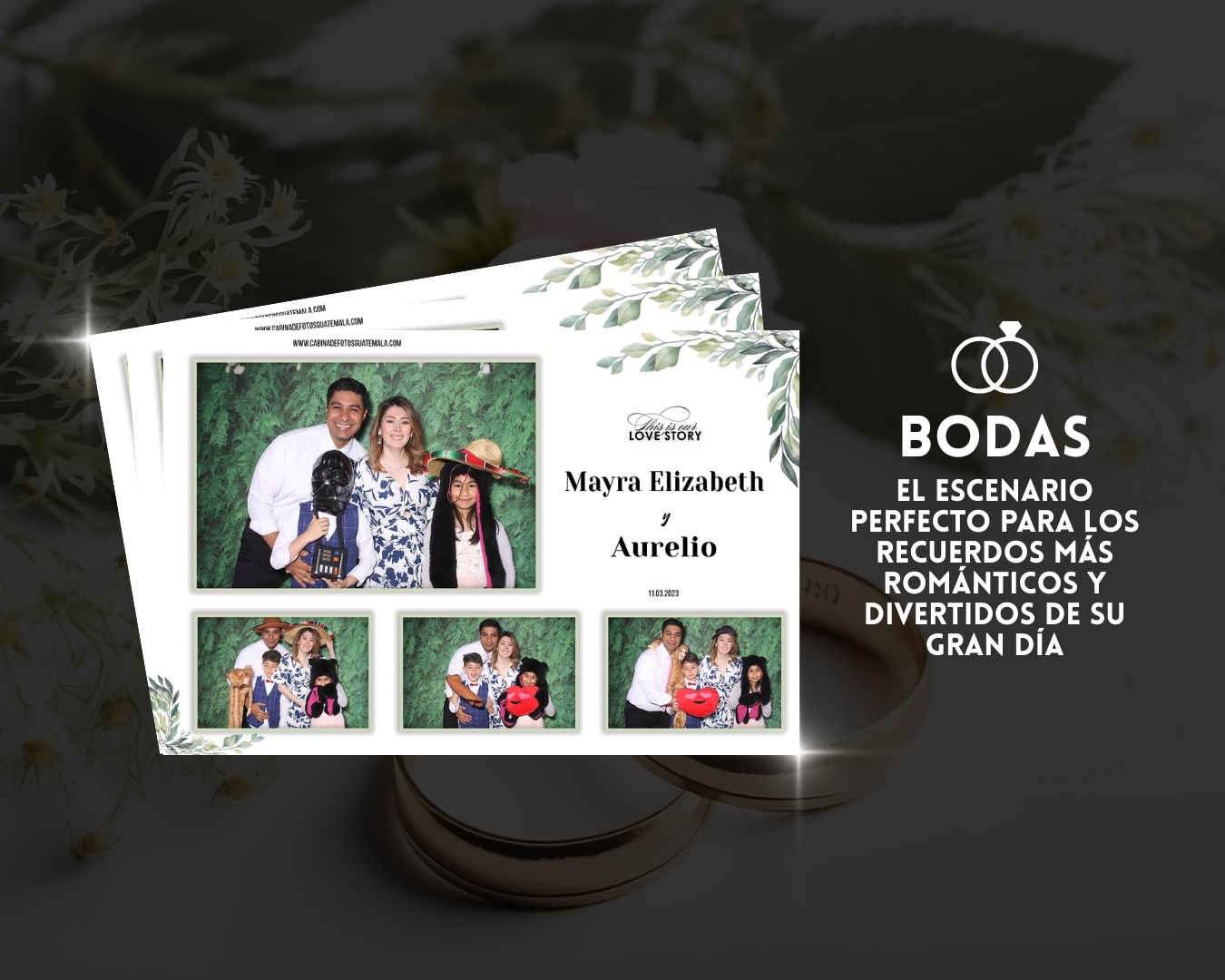 espejo magico para bodas en Guatemala con estilo elegante