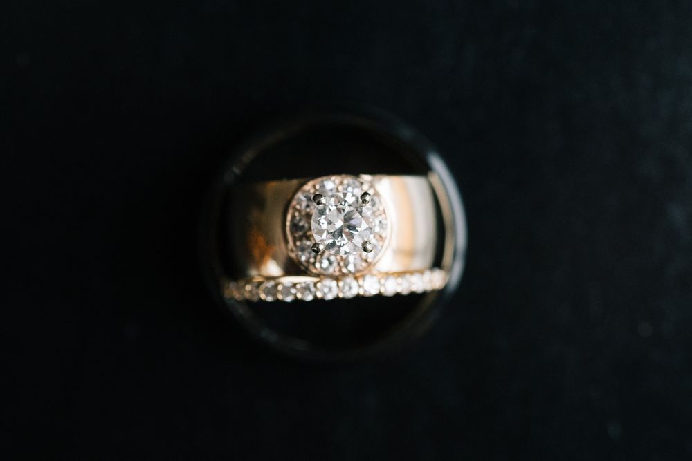 Antique vintage wedding rings.