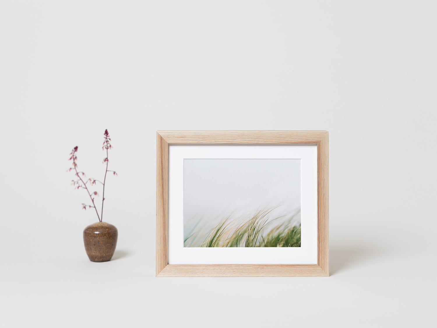 Framed photo displayed as wall art in a Northern Virginia home