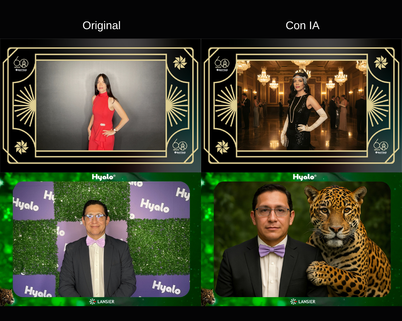 Cabina de fotos con inteligencia artificial para eventos en Guatemala