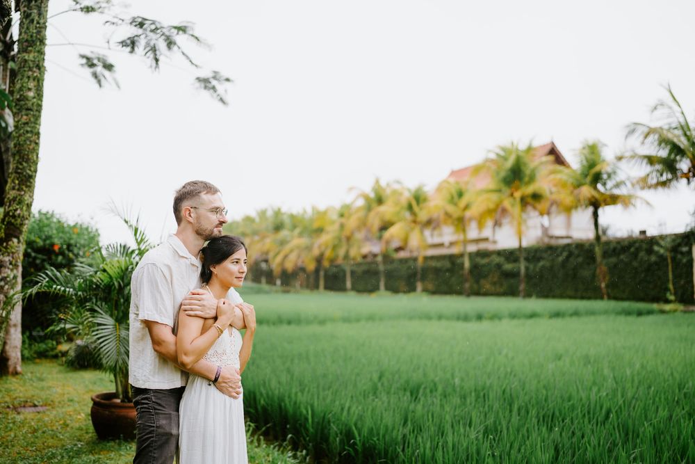 Romantic couple photography session at Adiwana Bisma