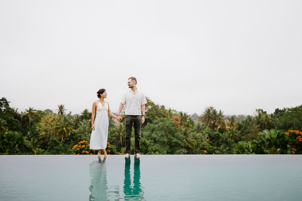 Romantic couple photography session at Adiwana Bisma