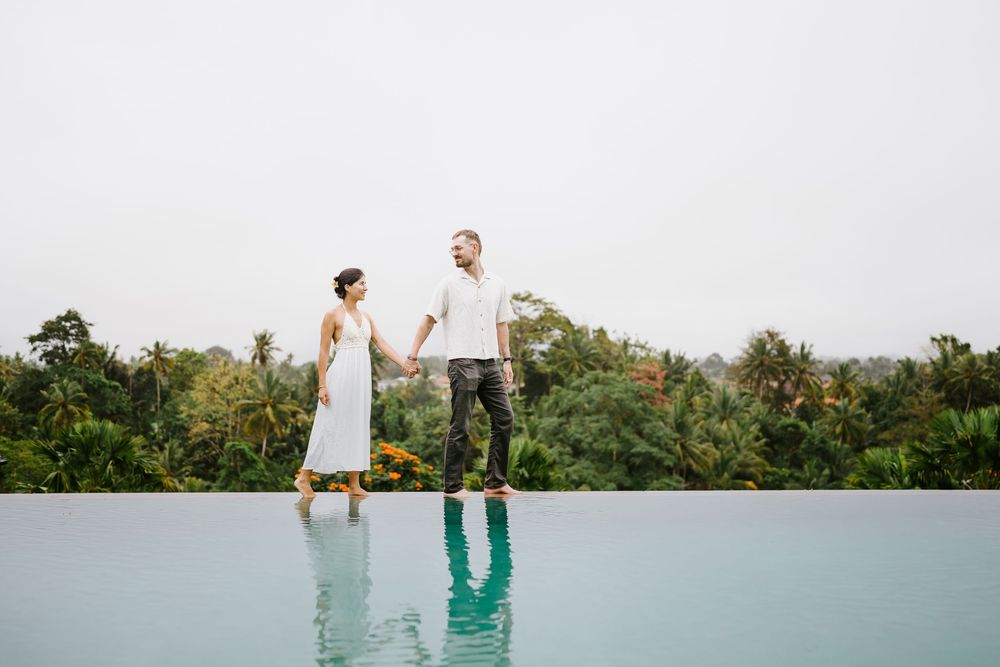Romantic couple photography session at Adiwana Bisma