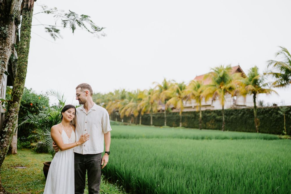 Romantic couple photography session at Adiwana Bisma