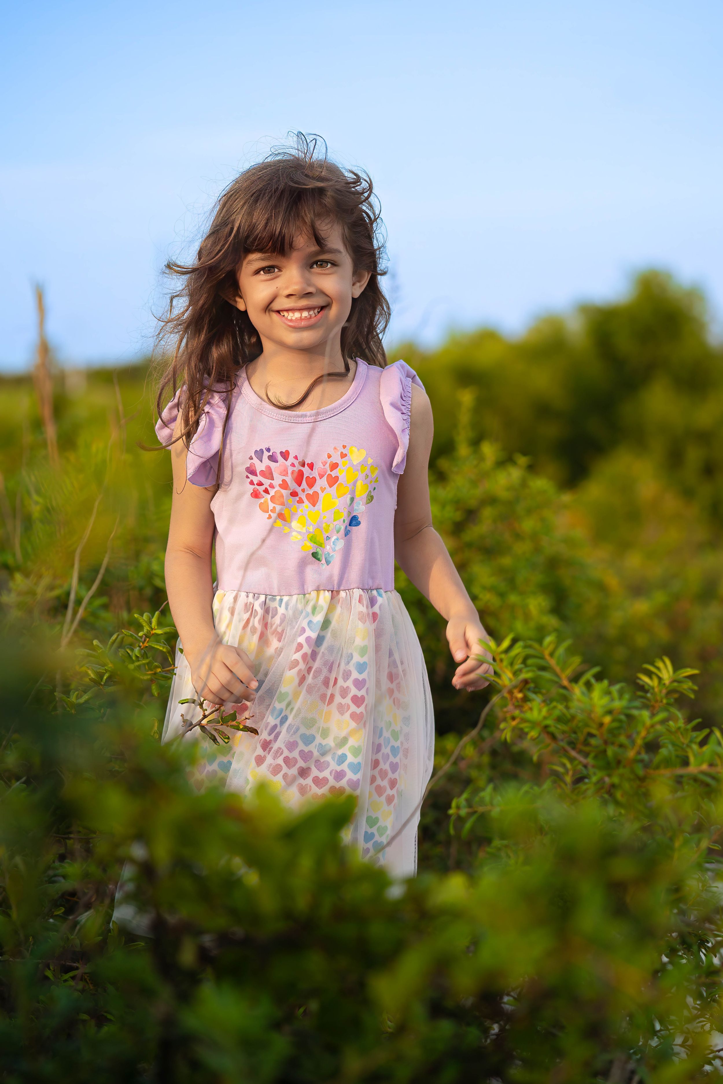Evelyn in juno dunes natural area of juno beach florida, during a family session