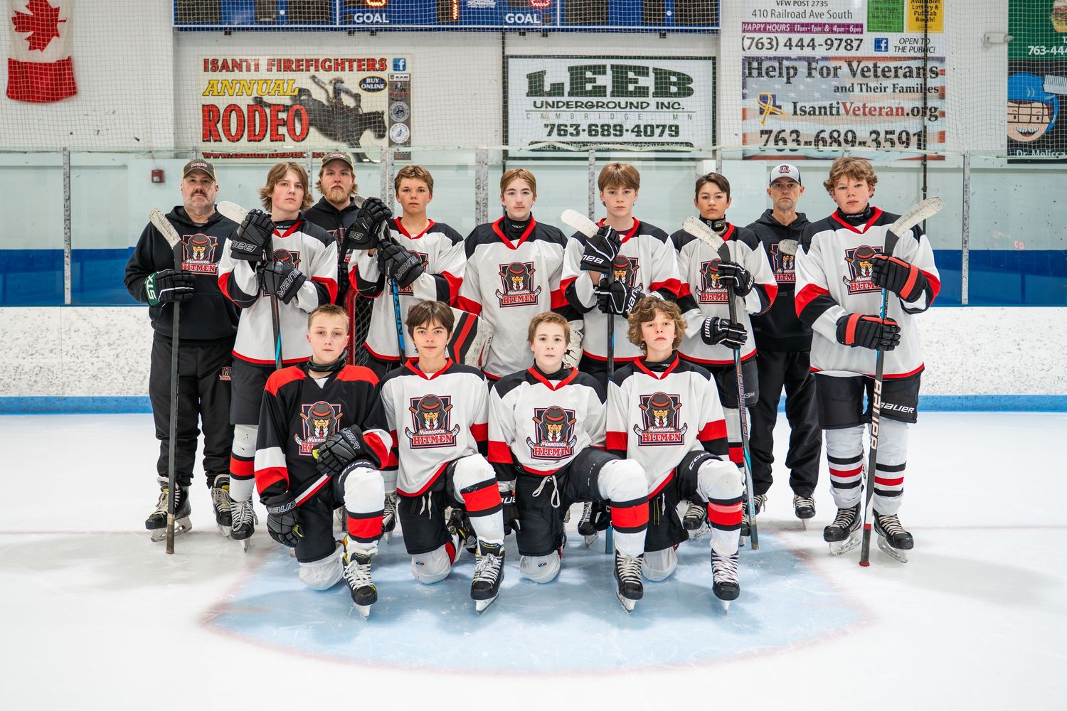 Hockey Team Photo by Jake Fenton Productions