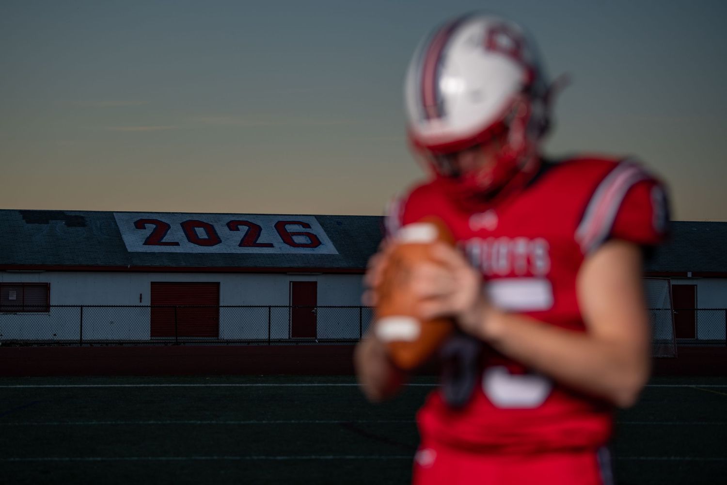 Rhode Islands #1 Athlete Photography Studio, capturing High School students favorites sports in motion with dramatic lighting 
Football