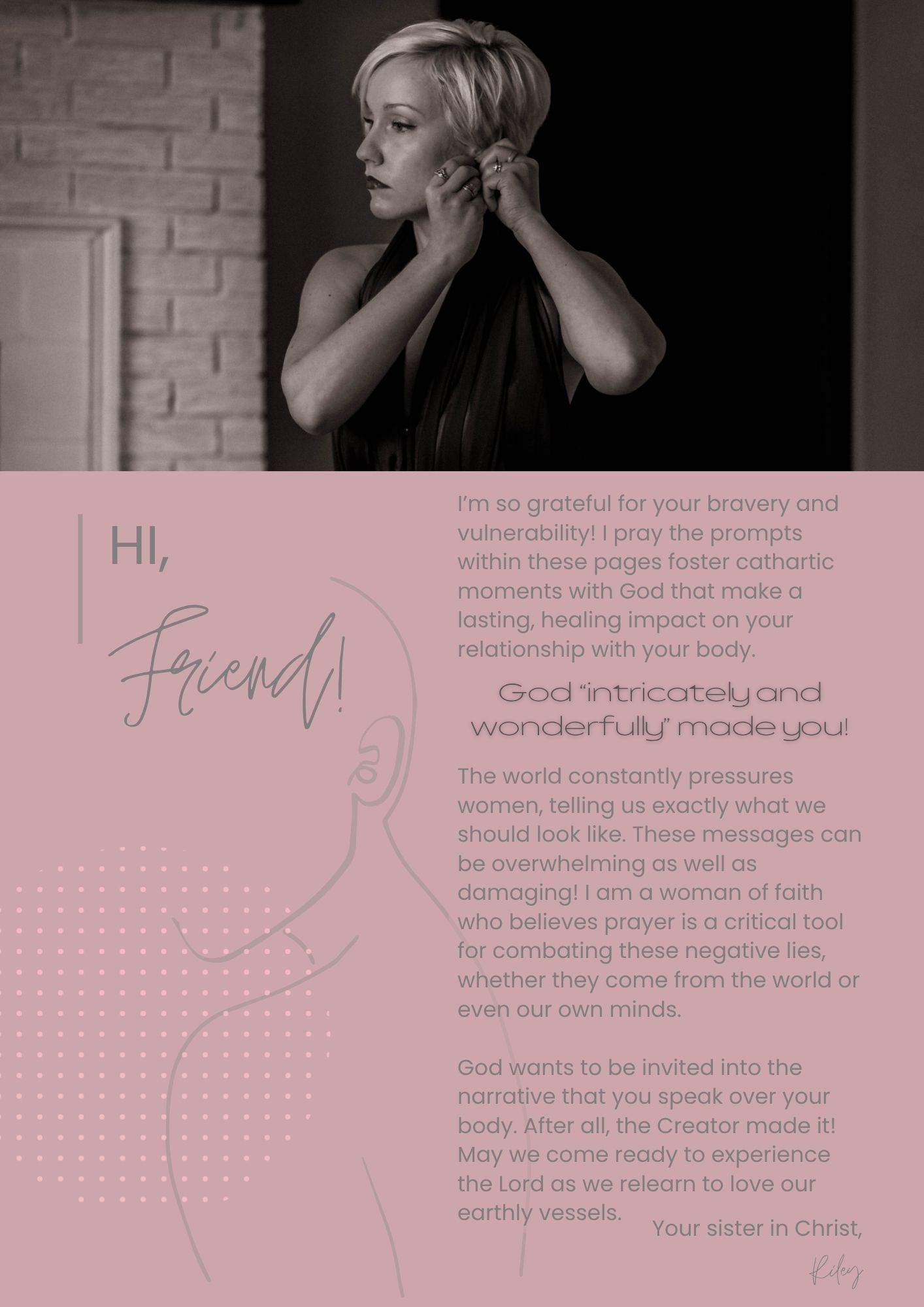 Body positive prayer journal, Confidence-boosting photo shoot, Best boudoir photographer Abilene Clyde Texas
Body-positive photography