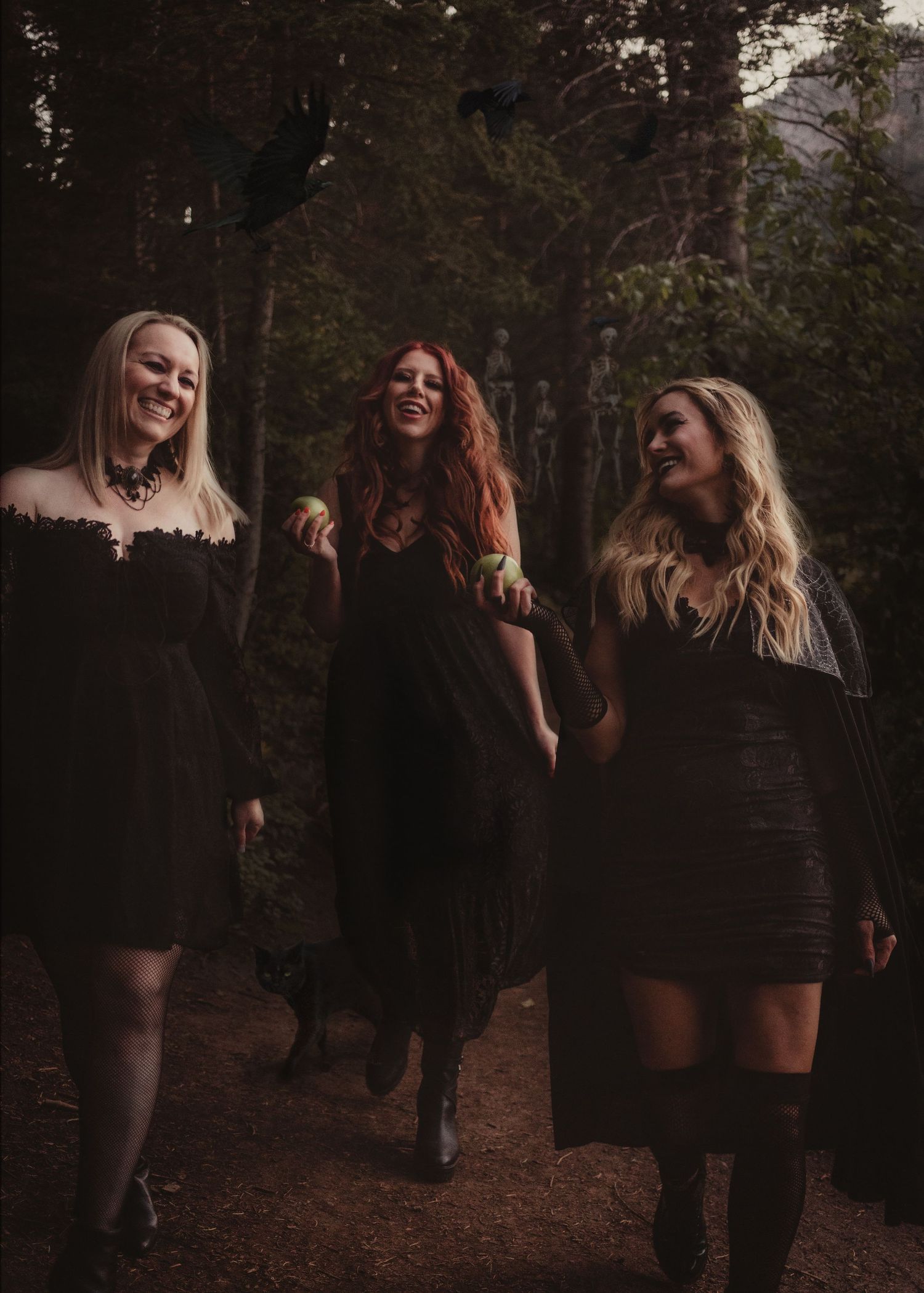 American Fork Canyon Utah Tibble Fork woods witch photoshoot