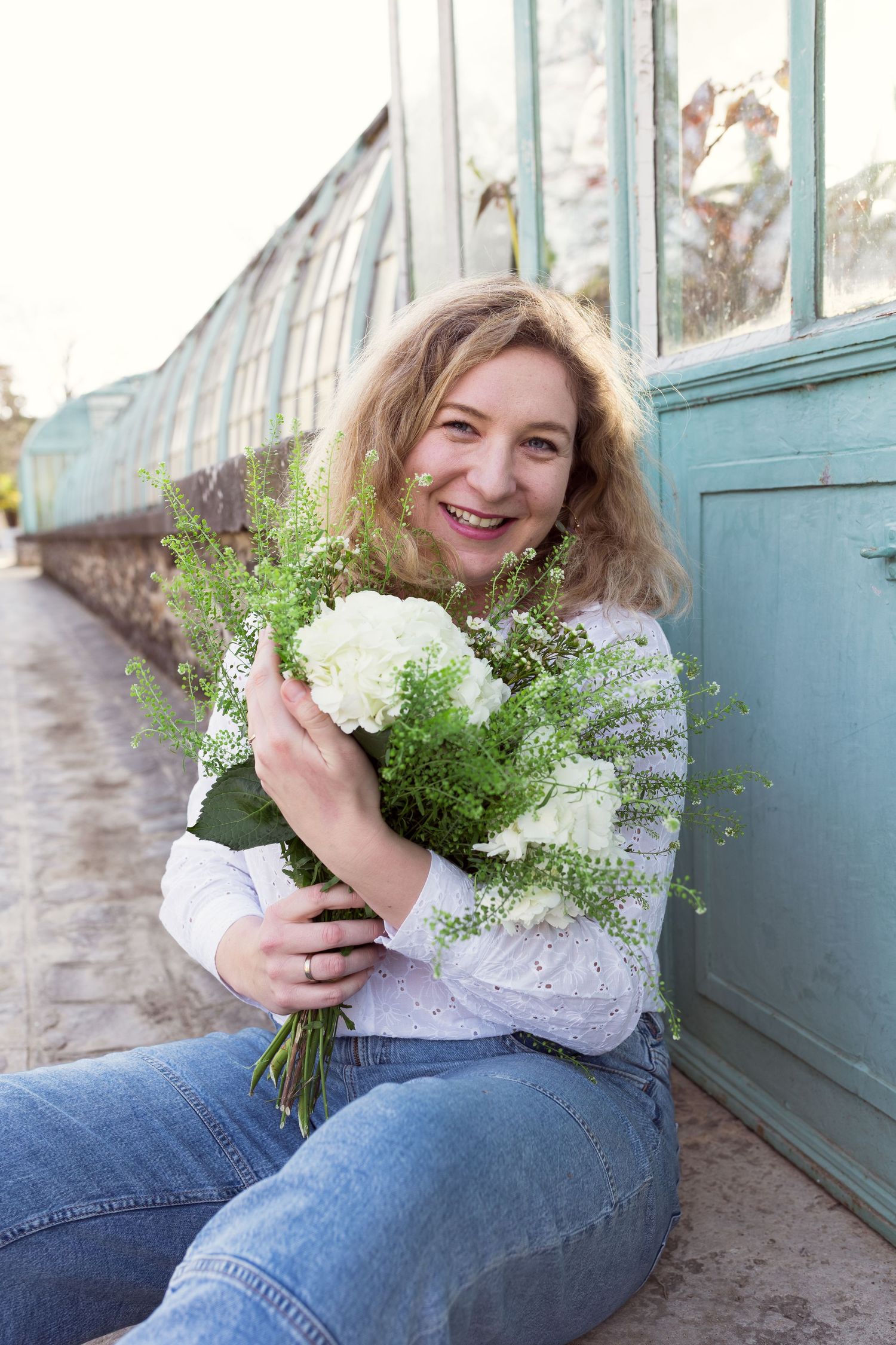 serre d'auteuil photo portrait bouquet de fleurs