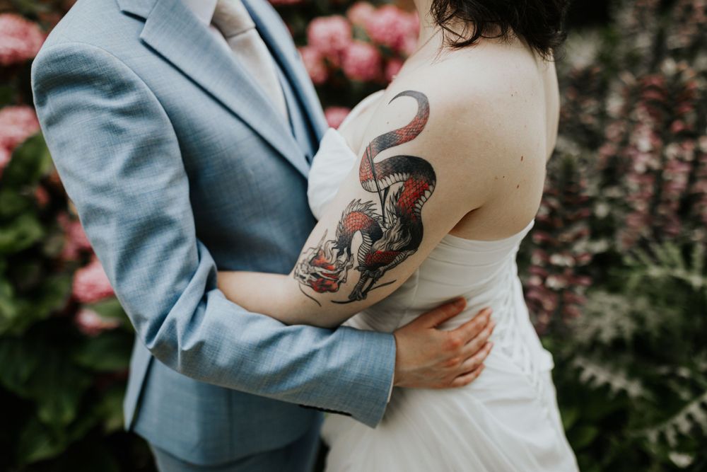 Wedding Couple portraits , two brides at  at Ufton Court Wedding venue in Reading