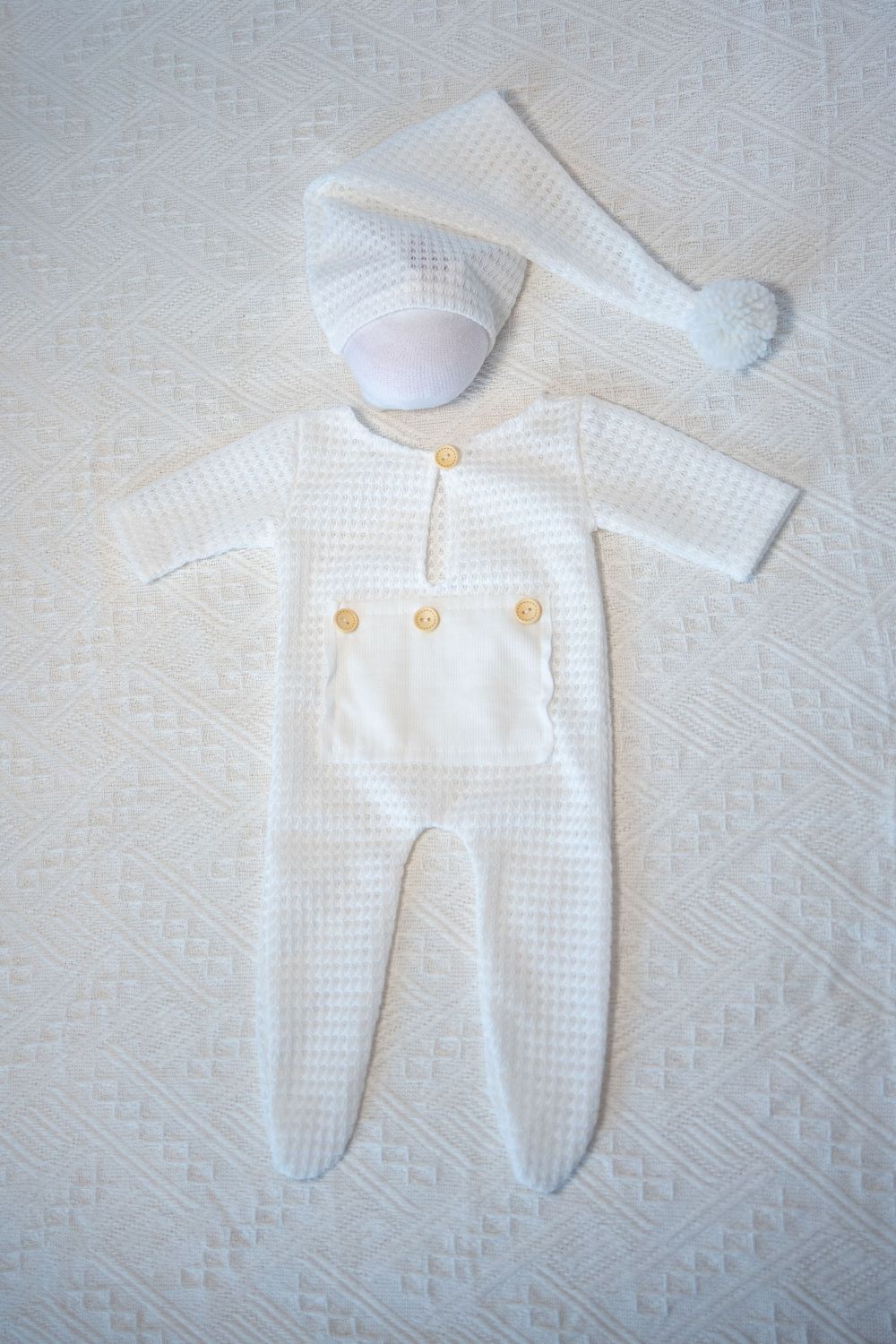 White newborn outfit