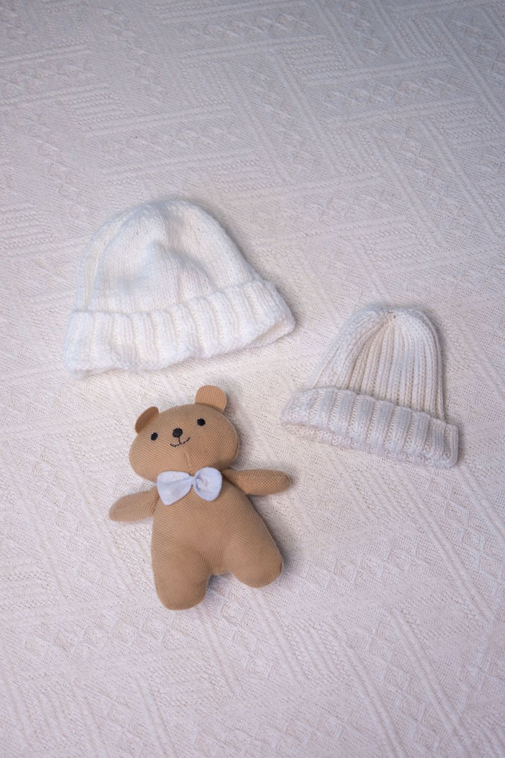 Newborn hats and teddy