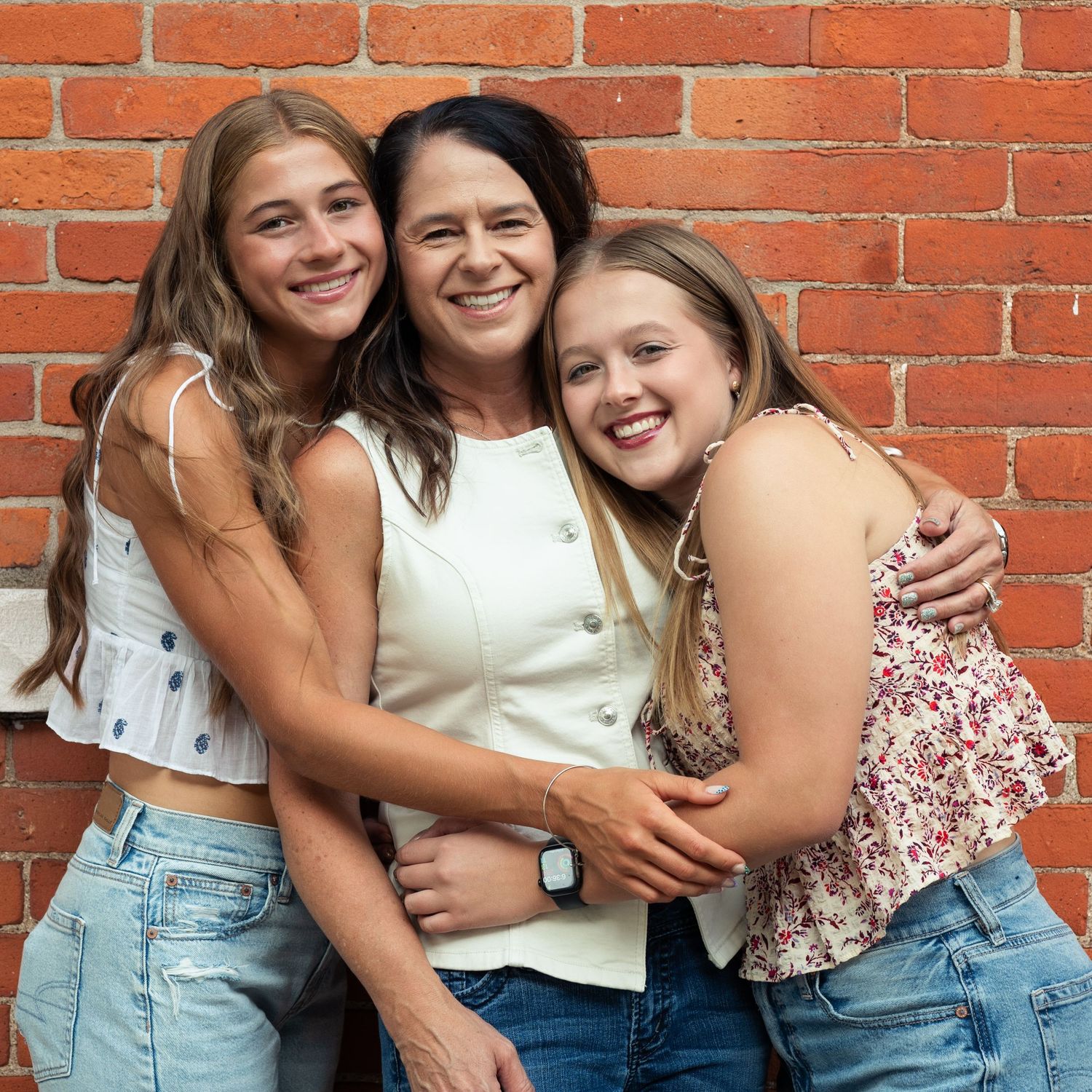 Photo of mother and daughters