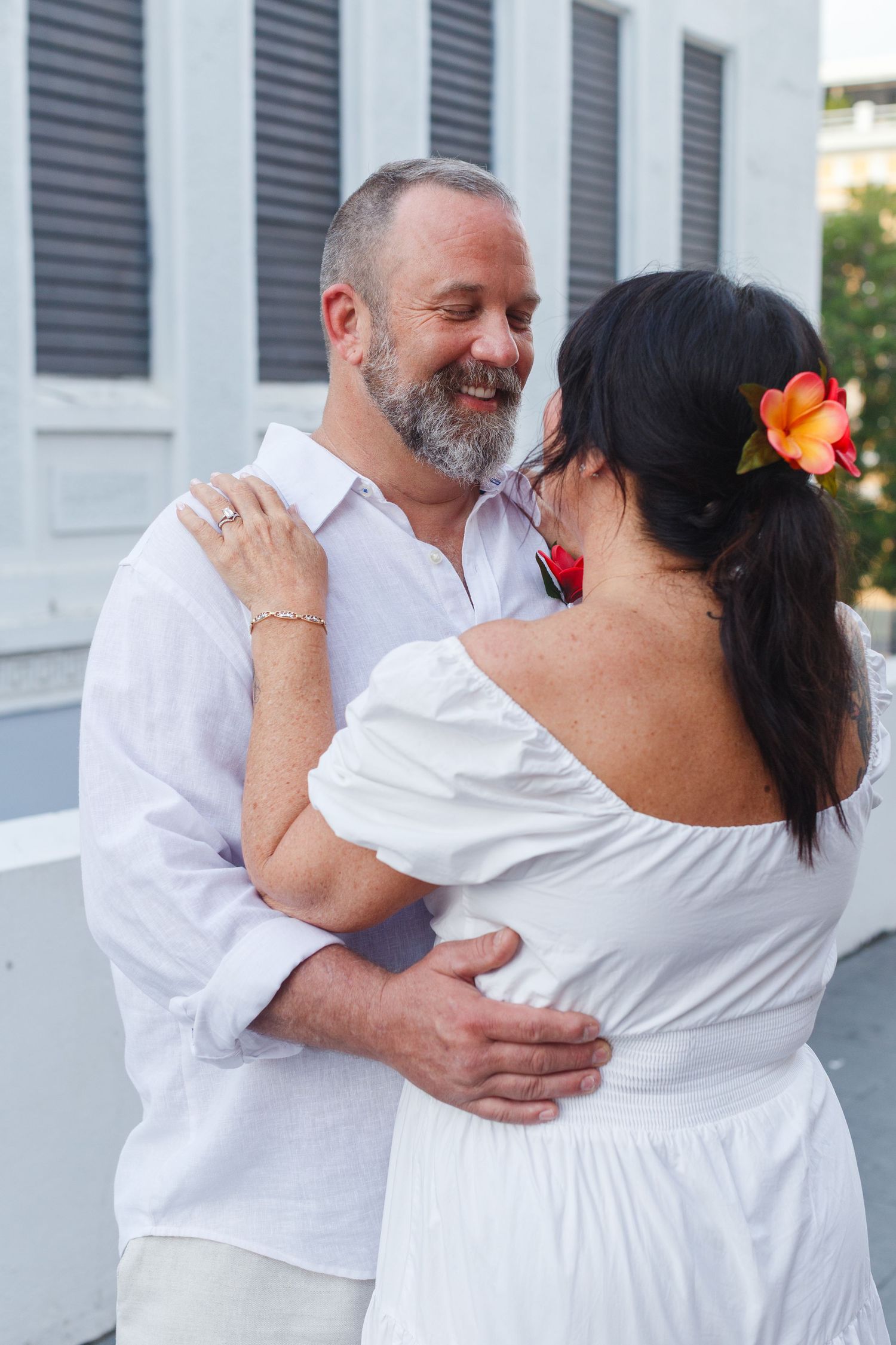 Wedding portrait. Old San Juan, Puerto Rico.