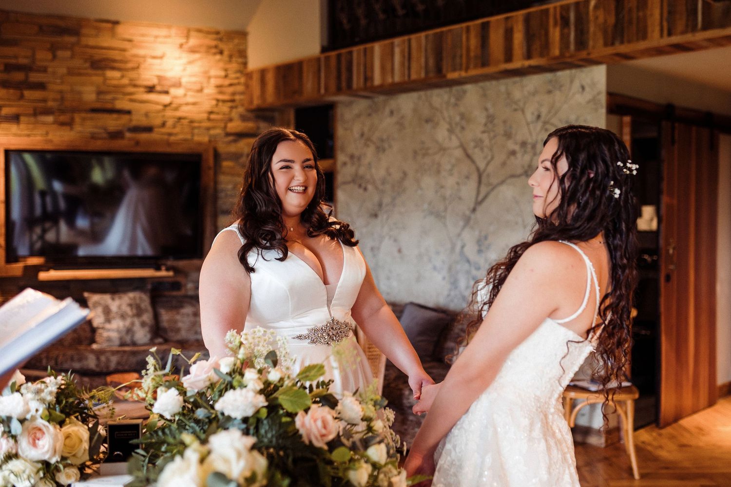 Lake District wedding ceremony during intimate two hour coverage