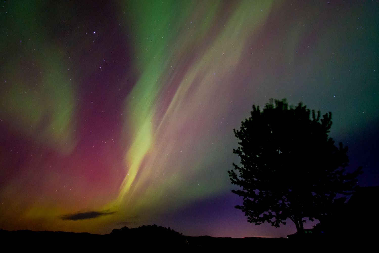 Manda Mae Photography Norther Lights in Sparta Wisconsin