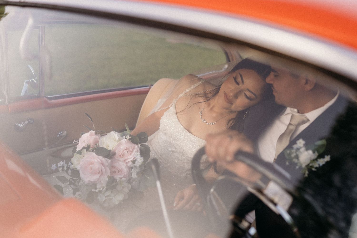 elope Nashville Photographer celebration elopement couple vintage car