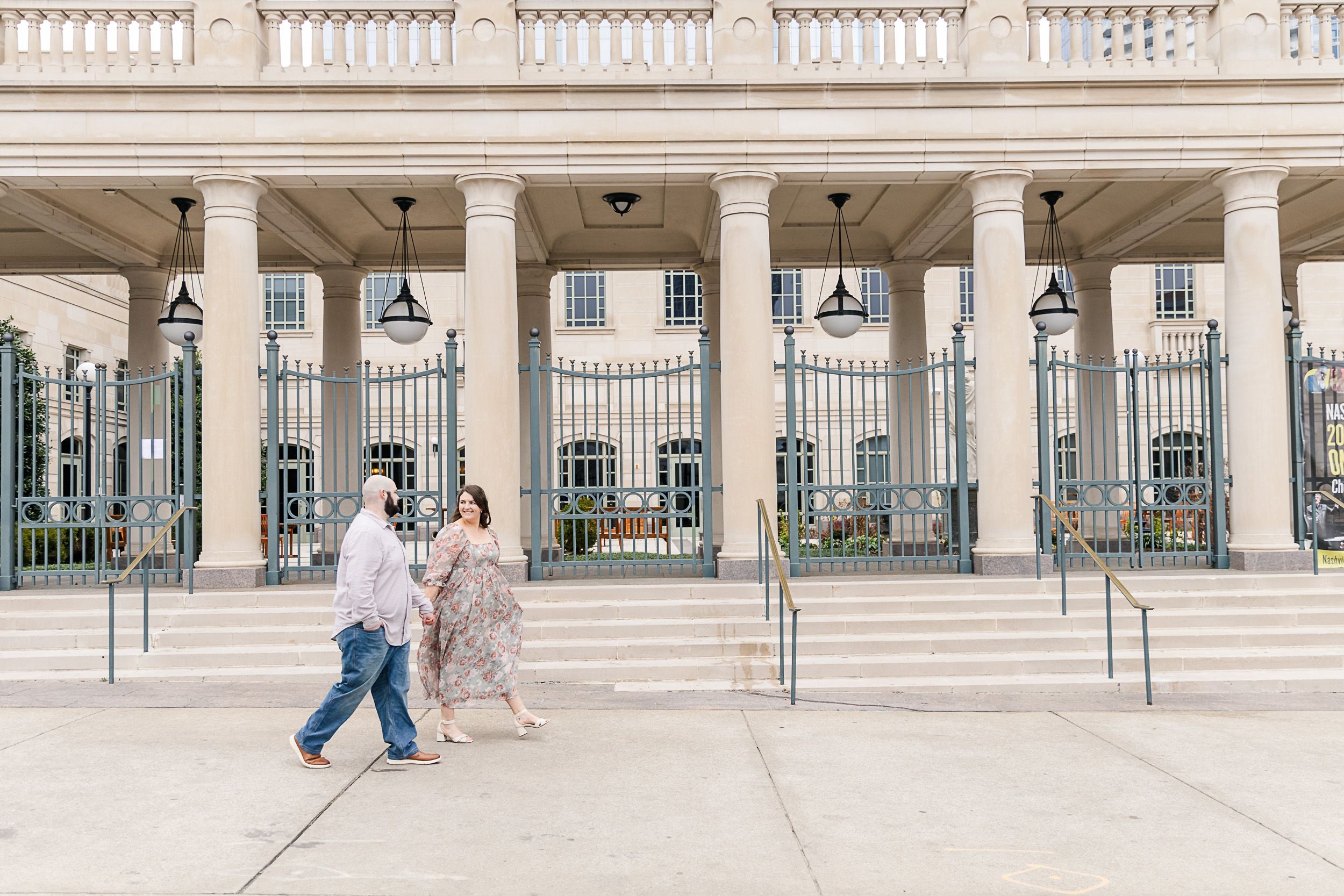 engagement shoot downtown nashville, tennessee