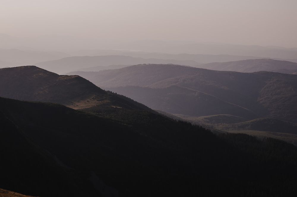 Orawskie działy w tle Tatry