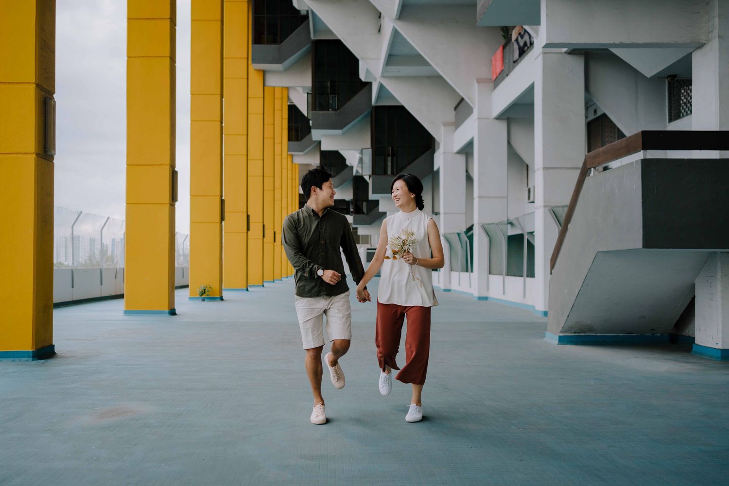 golden mile complex prewedding photo