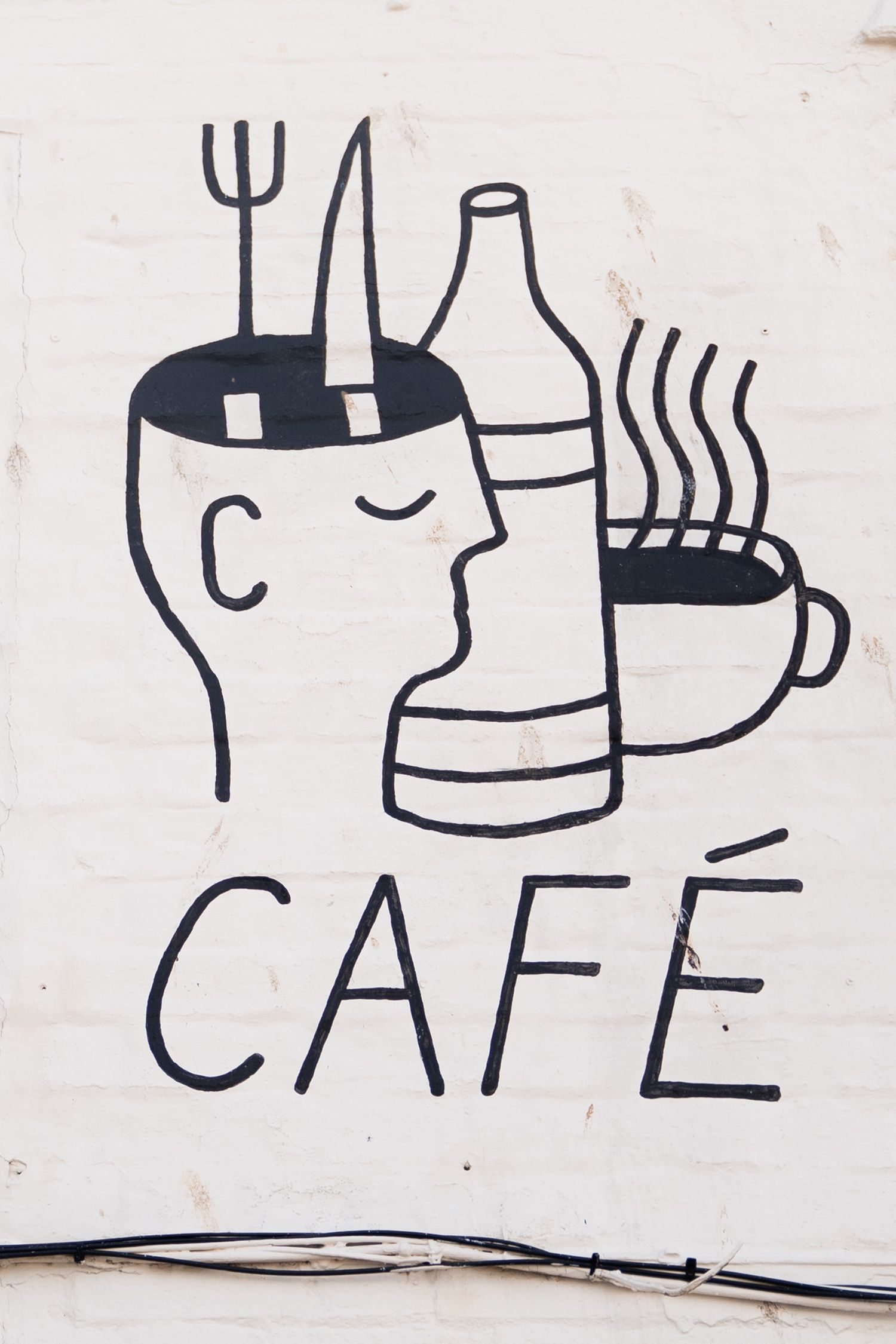 café à saint yves dans les cornouailles en angleterre