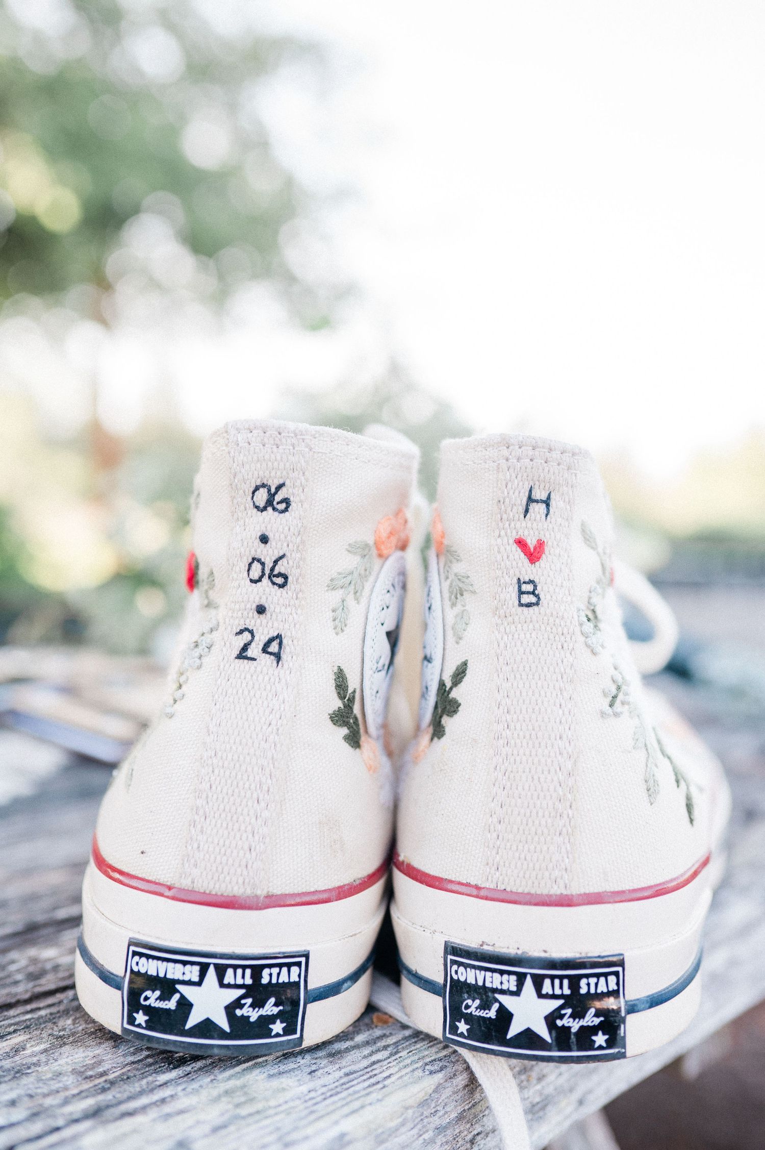 custom converse shoes for bride