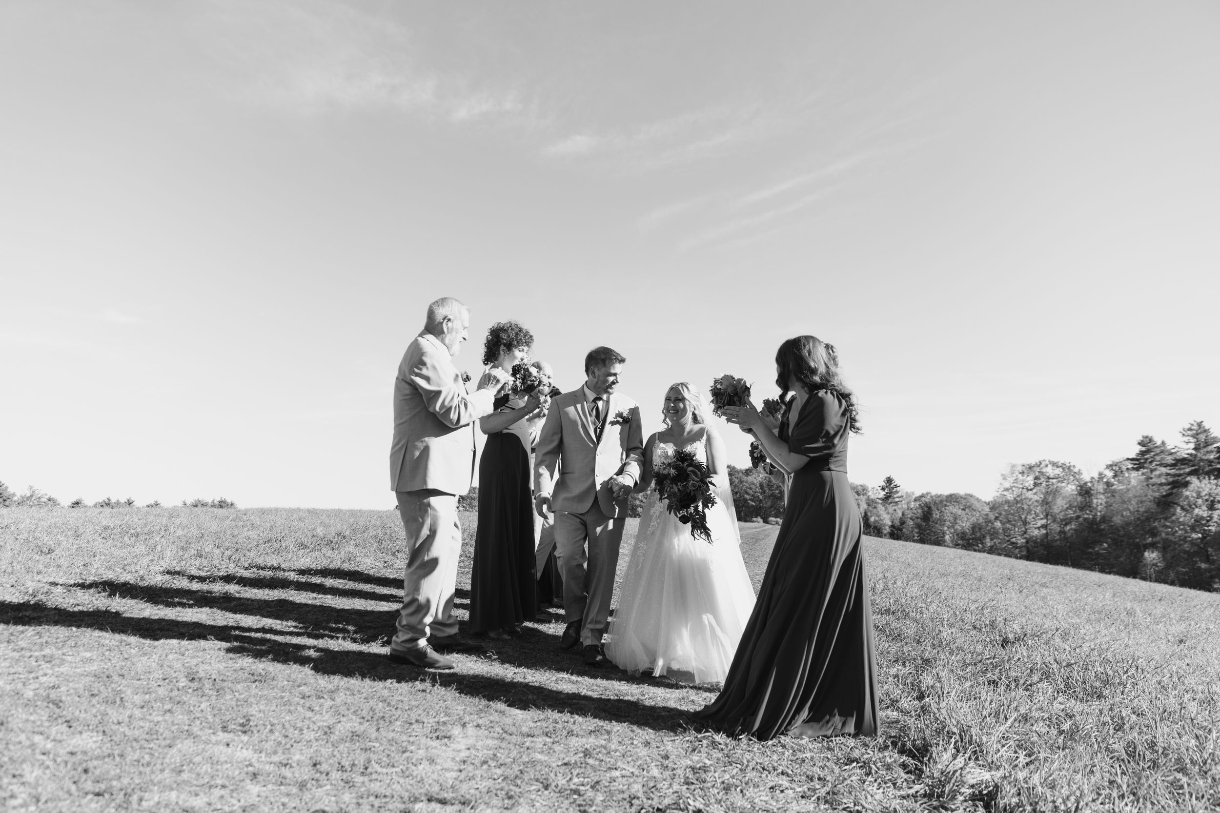 Kitz Farm Wedding Photographer NH  Southern NH Documentary Wedding Photographer NH Barn Wedding Venue Fall Wedding New England Bride