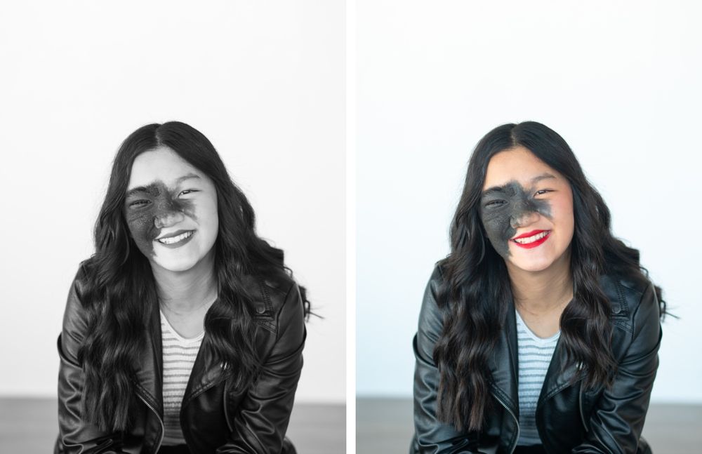 Teen Headshots in my natural light studio by Bartlesville Photographer Kristi Bray Photography