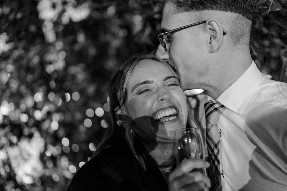 wedding guest laughing night reception porto