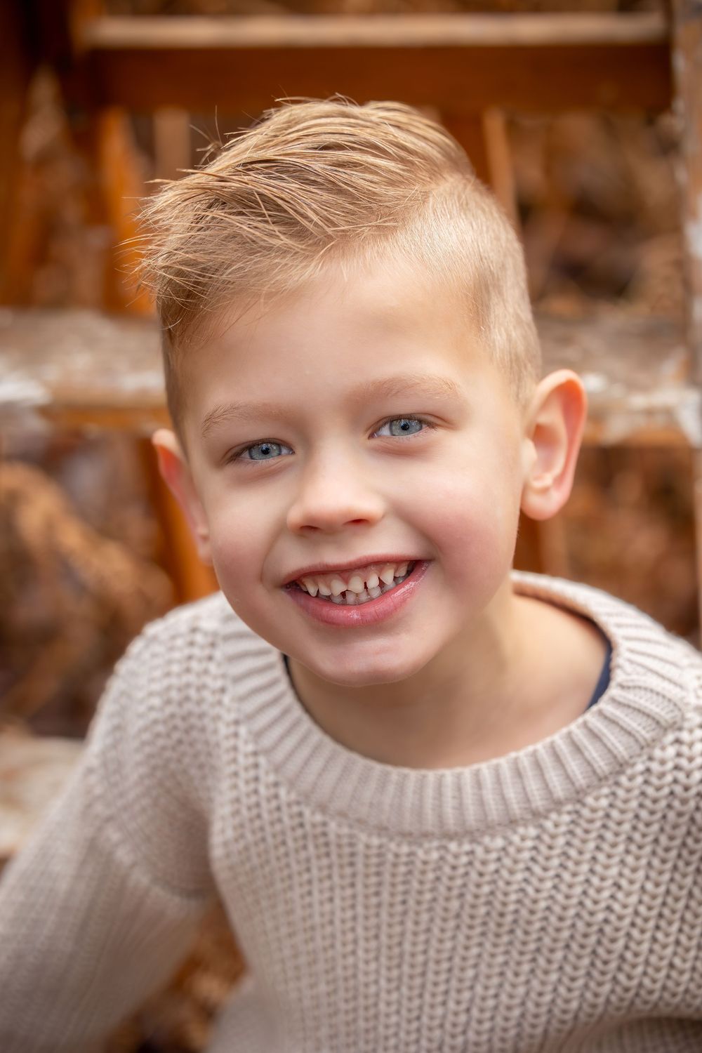 kinderportret in de natuur