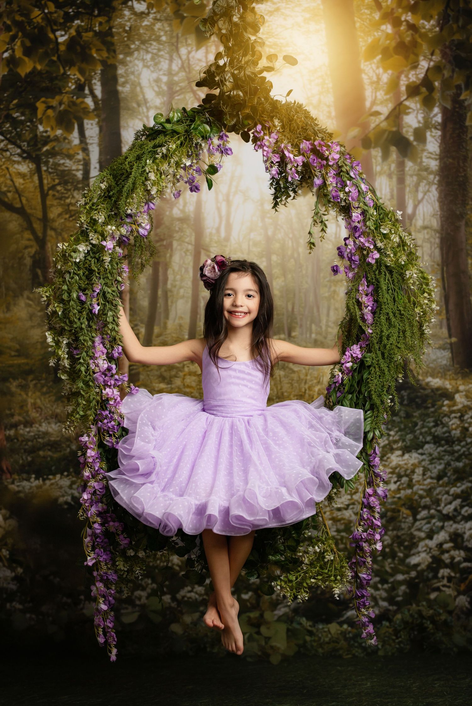 Minecraft-themed photography session advertisement banner with pixelated background and pricing details for mini sessions.