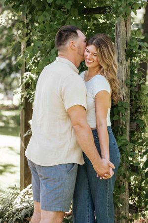 Engagement Photography Session, DeFries Gardens, New Paris, Indiana