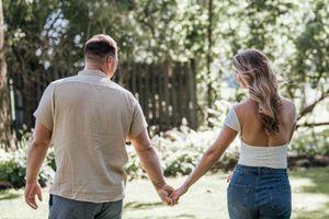 Engagement Photography Session, DeFries Gardens, New Paris, Indiana