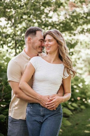 Engagement Photography Session, DeFries Gardens, New Paris, Indiana