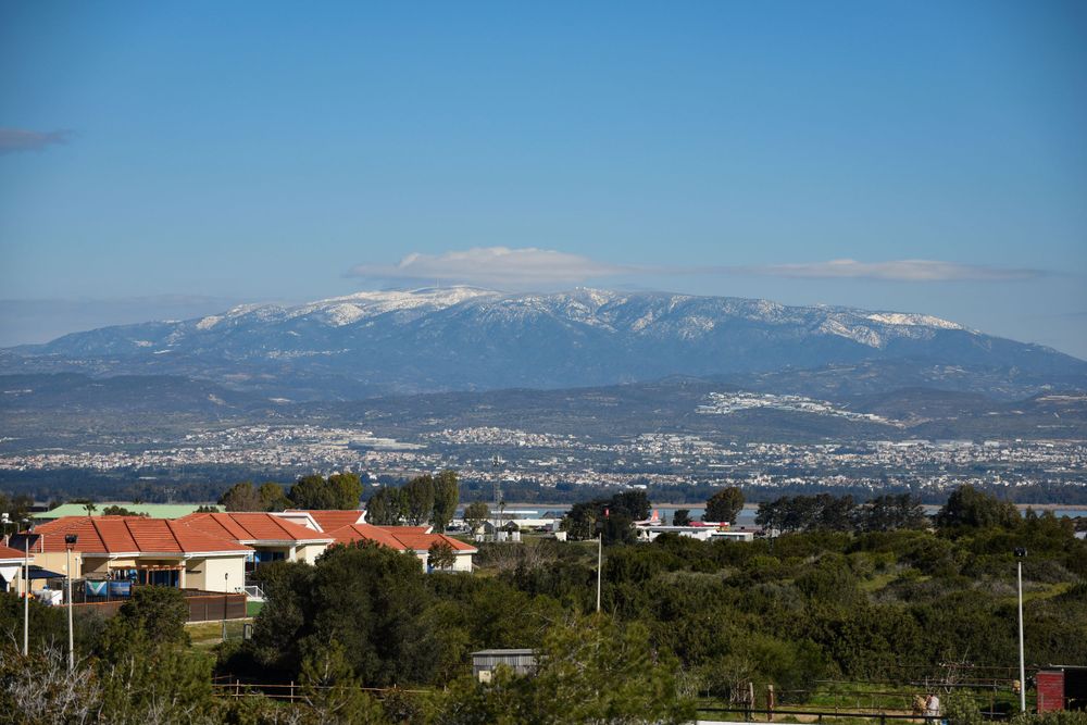 Troodos Mountain from RAF Akrotiri, Cyprus.
