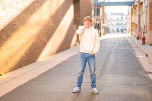 Downtown Mankato Senior pictures